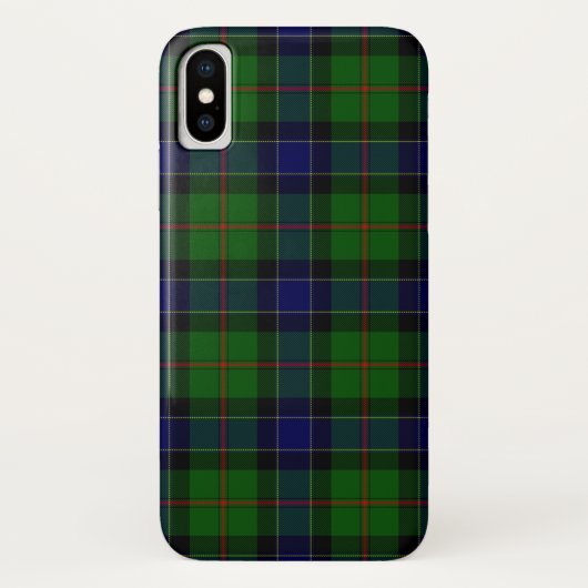Ogilvie tartan blue green plaid Case-Mate iPhone case (Achterkant)