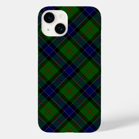 Ogilvie tartan blue green plaid Case-Mate iPhone case (Achterkant)