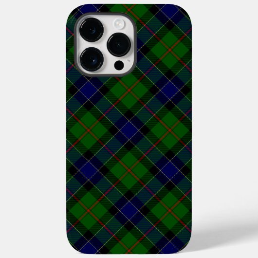 Ogilvie tartan blue green plaid Case-Mate iPhone case (Achterkant)