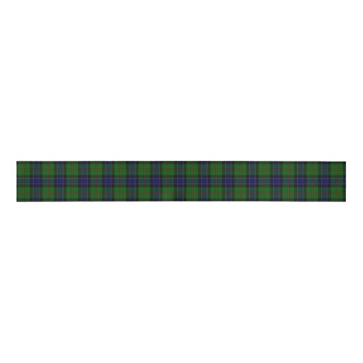 Ogilvie tartan blue green plaid grosgrain lint (Voorkant)