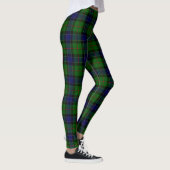 Ogilvie tartan blue green plaid leggings (Rechts)