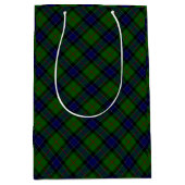 Ogilvie tartan blue green plaid medium cadeauzakje (Voorkant)