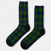 Ogilvie tartan blue green plaid sokken (Links)
