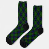 Ogilvie tartan blue green plaid sokken (Links)