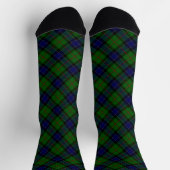 Ogilvie tartan blue green plaid sokken (Top)