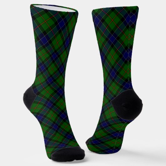 Ogilvie tartan blue green plaid sokken (Gebogen)