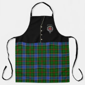 Ogilvy Clan Badge & Tartan Kilt Schort (Voorkant)