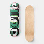 OGIR JMT NIGERIA 8 1/4" Skateboard Deck (Voorkant)