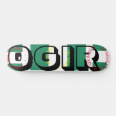 OGIR JMT NIGERIA 8 1/4" Skateboard Deck (Horizontaal)