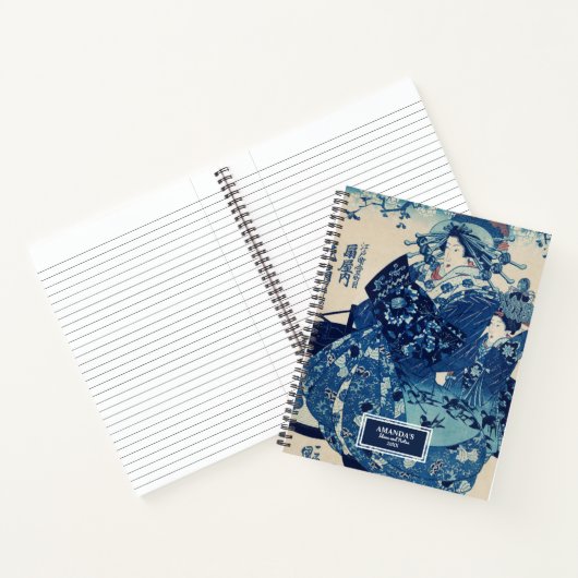 Ogiya uchi Hanaogi door Utagawa Kuniyoshi Notitieboek (Binnen)