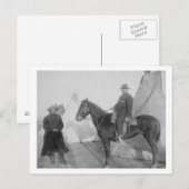 Oglala Chief "Rocky Beer" met White Briefkaart (Voorkant / Achterkant)