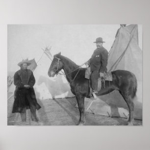 Oglala Chief "Rocky Beer" met White Poster