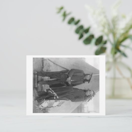 Oglala Chiefs "Red Cloud" en "American Horse" Briefkaart (Staand voorkant)