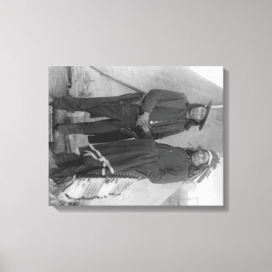 Oglala Chiefs "Red Cloud" en "American Horse" Canvas Afdruk (Voorkant)