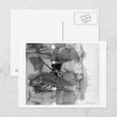 Oglala Indian Plenty Horses met 2 witte soldaat Briefkaart (Voorkant / Achterkant)