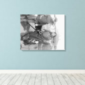 Oglala Indian Plenty Horses met 2 witte soldaat Canvas Afdruk (Insitu (Houten vloer))