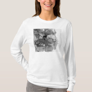 Oglala Indian Plenty Horses met 2 witte soldaat T-shirt