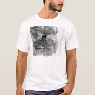 Oglala Indian Plenty Horses met 2 witte soldaat T-shirt