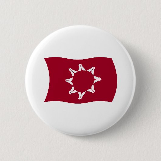 Oglala Lakota Flag Button (Voorkant)