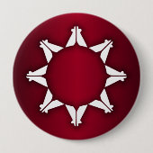 Oglala Lakota Flag Ronde Button 4,0 Cm (Voorkant)