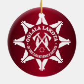 Oglala Lakota Keramisch Ornament (Achterkant)