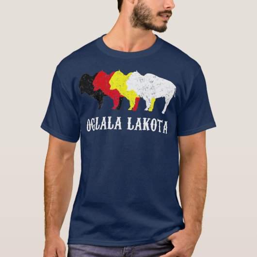 Oglala Lakota Sioux South Dakota Oglala Sioux T-shirt (Voorkant)