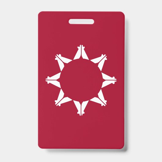 Oglala Lakota Sioux-vlag Badge (Voorzijde)