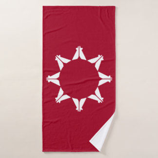 Oglala Lakota Sioux-vlag Badhanddoek