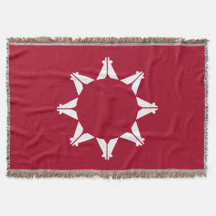 Oglala Lakota Sioux-vlag Deken