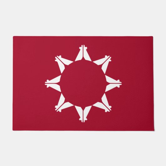 Oglala Lakota Sioux-vlag Deurmat (Voorkant)