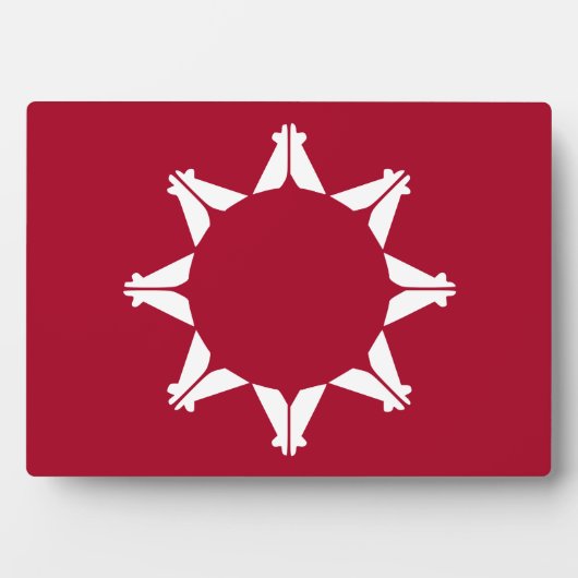 Oglala Lakota Sioux-vlag Fotoplaat (voorkant)