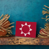 Oglala Lakota Sioux-vlag Fotoplaat (Zijkant)