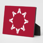 Oglala Lakota Sioux-vlag Fotoplaat (Zijkant)