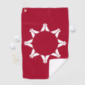 Oglala Lakota Sioux-vlag Golfhanddoek (Insitu)