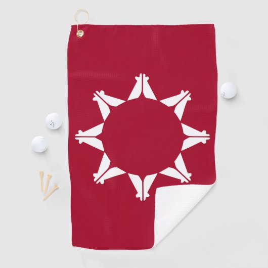 Oglala Lakota Sioux-vlag Golfhanddoek (Insitu)