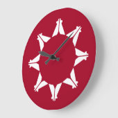 Oglala Lakota Sioux-vlag Grote Klok (Hoek)