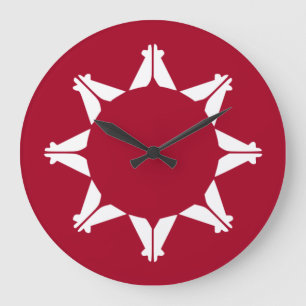 Oglala Lakota Sioux-vlag Grote Klok
