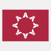 Oglala Lakota Sioux-vlag Inpakpapier Vel (Voorkant)