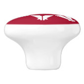 Oglala Lakota Sioux-vlag Keramische Knop (Zijkant)