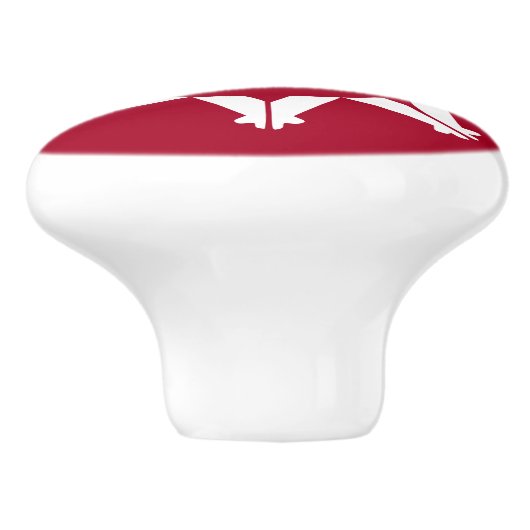 Oglala Lakota Sioux-vlag Keramische Knop (Zijkant)