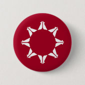 Oglala Lakota Sioux-vlag Ronde Button 5,7 Cm (Voorkant)