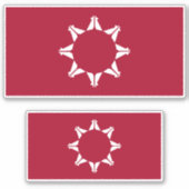 Oglala Lakota Sioux-vlag Sticker (Voorkant)