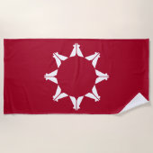 Oglala Lakota Sioux-vlag Strandlaken (Voorkant)