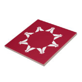 Oglala Lakota Sioux-vlag Tegeltje (Zijkant)