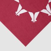 Oglala Lakota Sioux-vlag Tissuepapier (Detail)