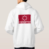Oglala Lakota Vlag Kleding Hoodie (Achterkant)