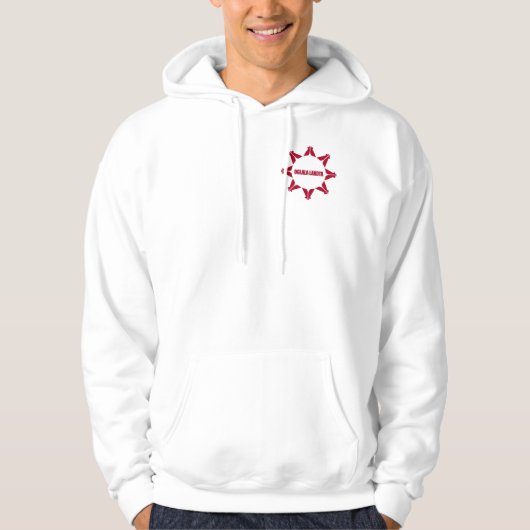 Oglala Lakota Vlag Kleding Hoodie (Voorkant)