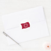 Oglala Lakota Vlag Sticker (Envelop)