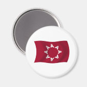 Oglala Lakota Vlagmagneet Magneet (Voorkant / Achterkant)