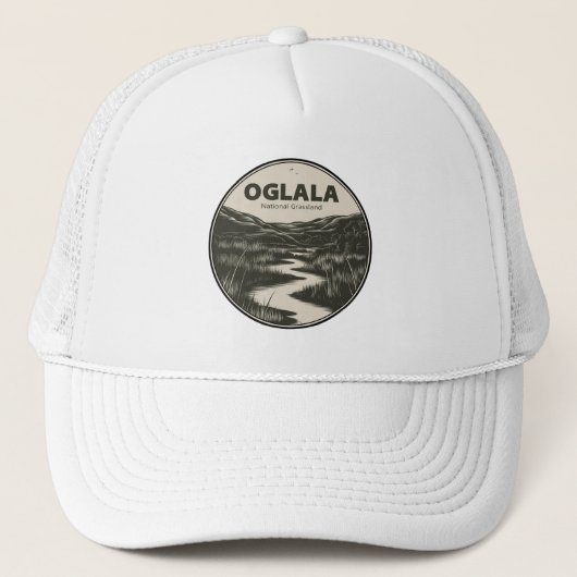 Oglala National Grassland Nebraska Stream Trucker Pet (Voorkant)